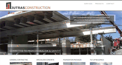 Desktop Screenshot of jutrasconstruction.com